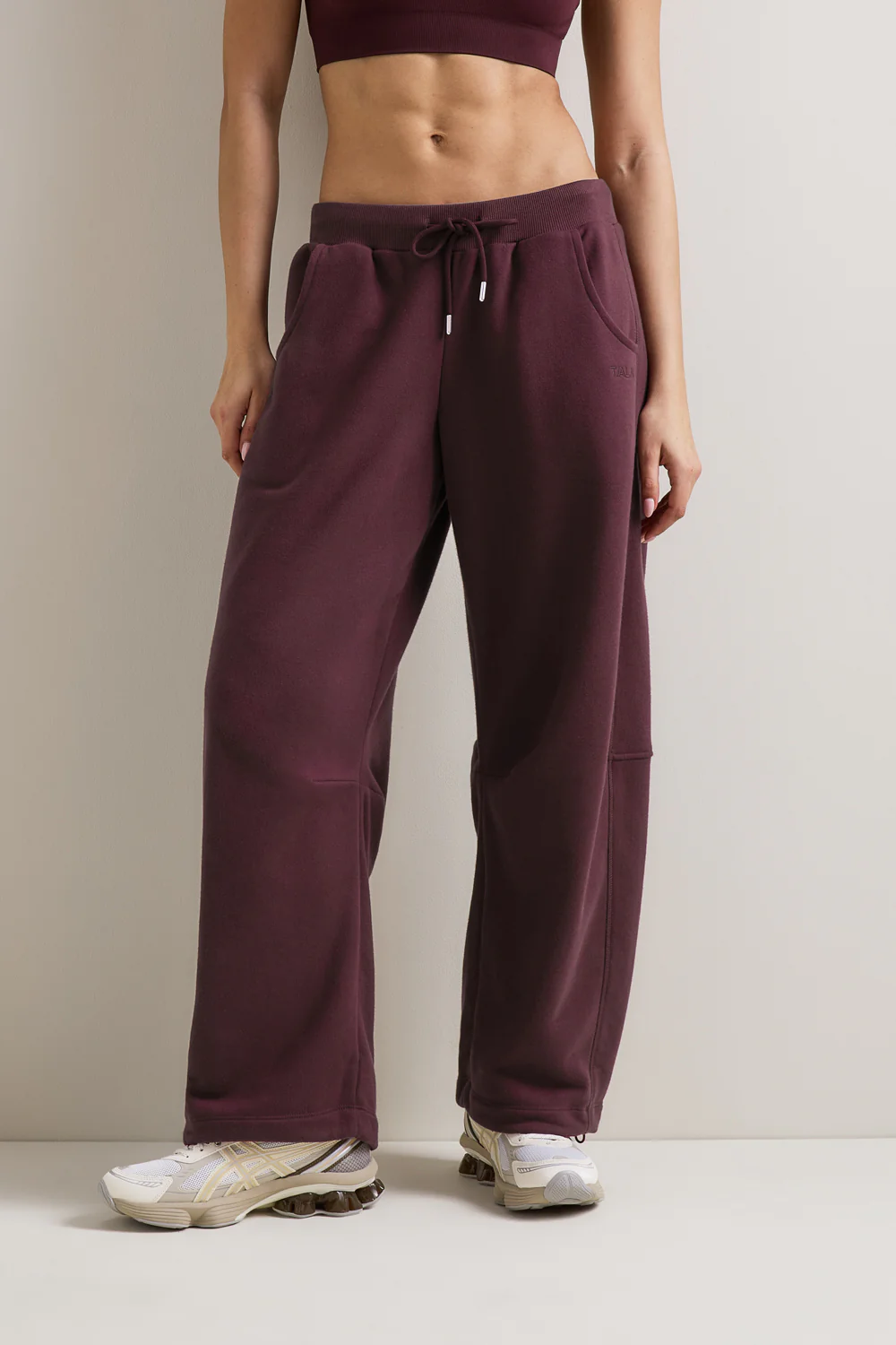 Barrel Leg Jogger - Fig - Image 3