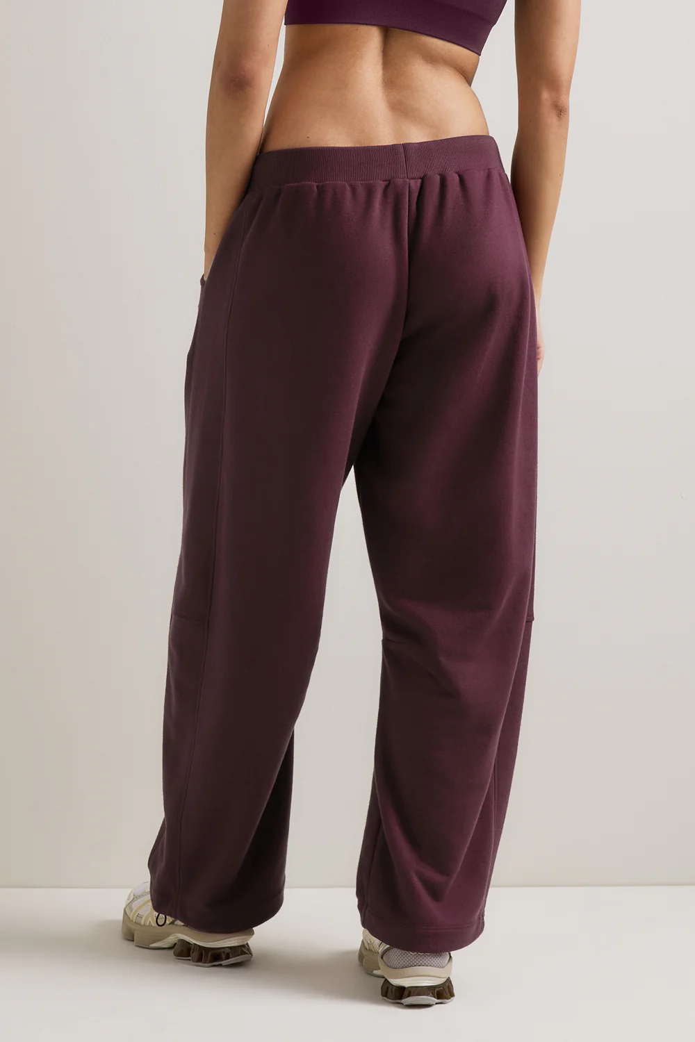 Barrel Leg Jogger - Fig - Image 5