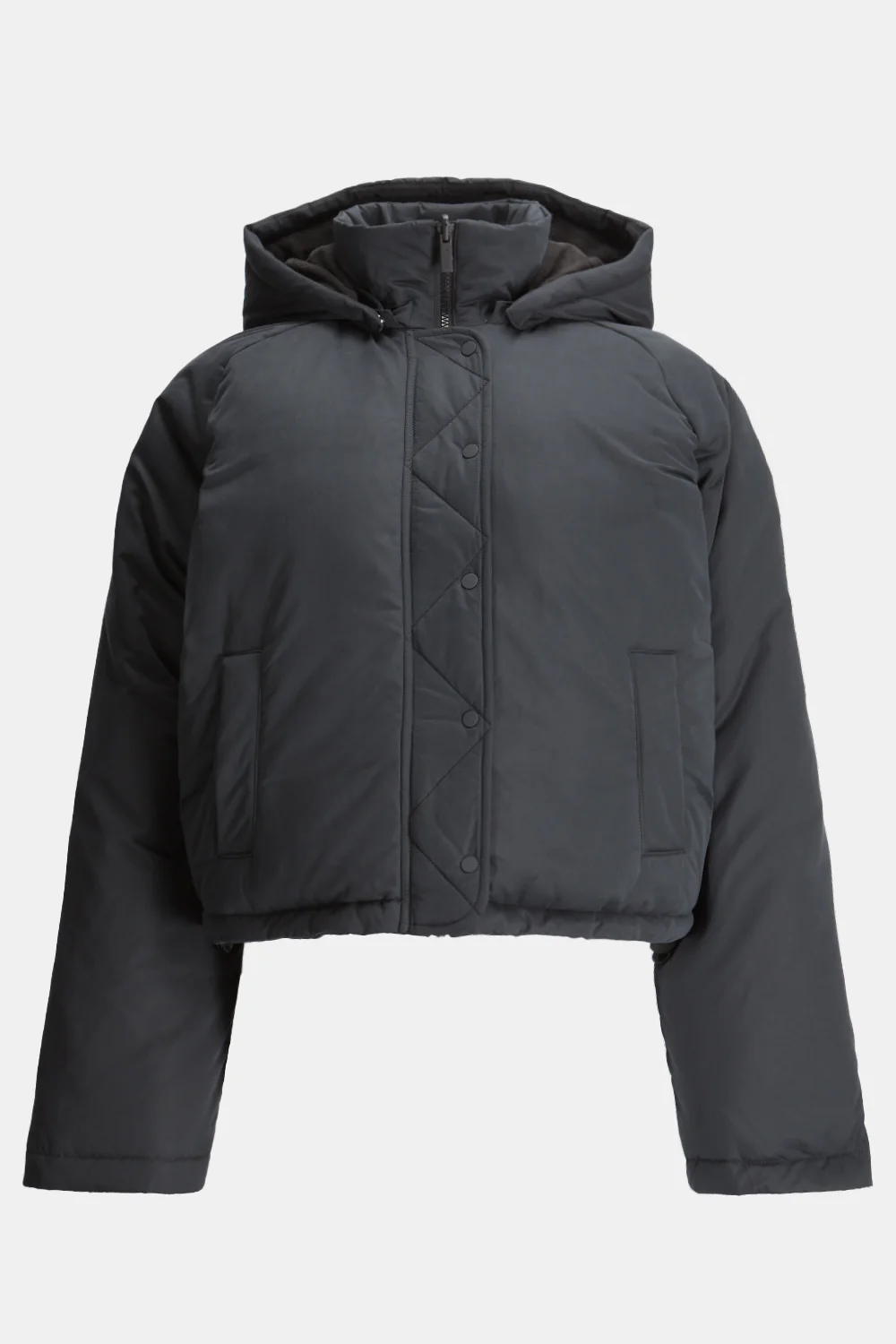 Cocoon T Logo Reversible Puffer Jacket - Black - Image 2