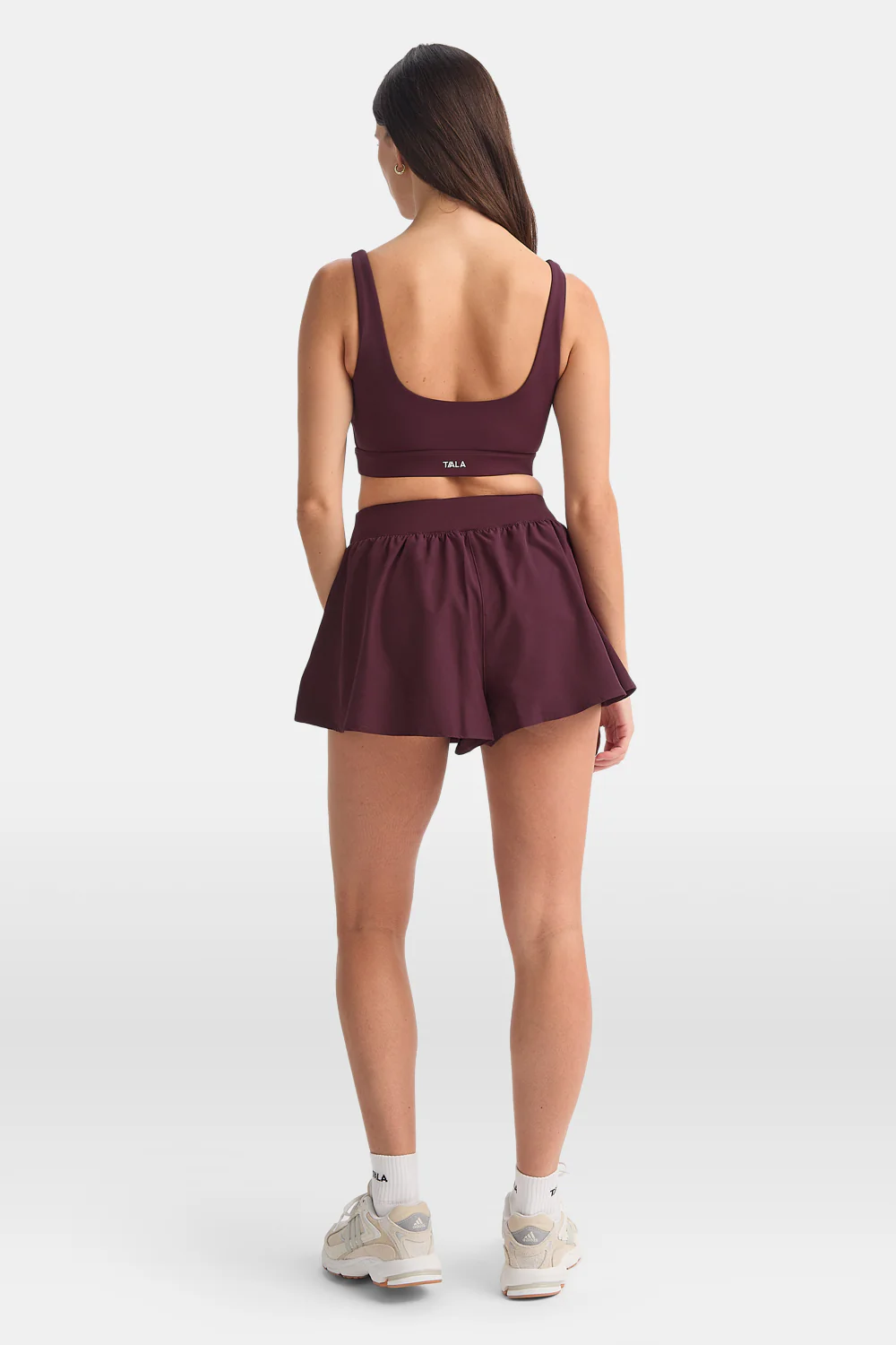 DayFlex Square Neck Sports Bra - Fig - Image 4