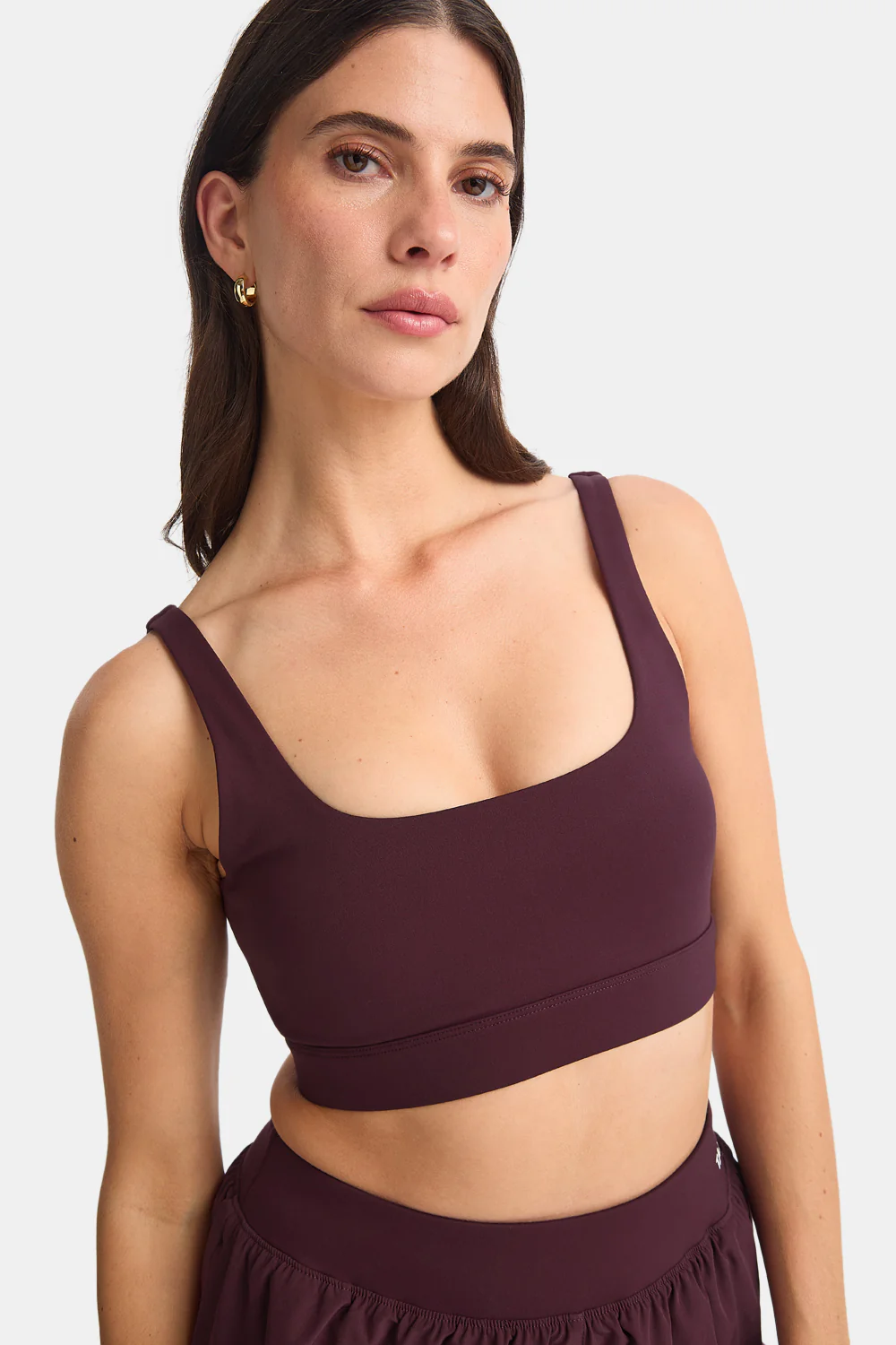 DayFlex Square Neck Sports Bra - Fig - Image 5