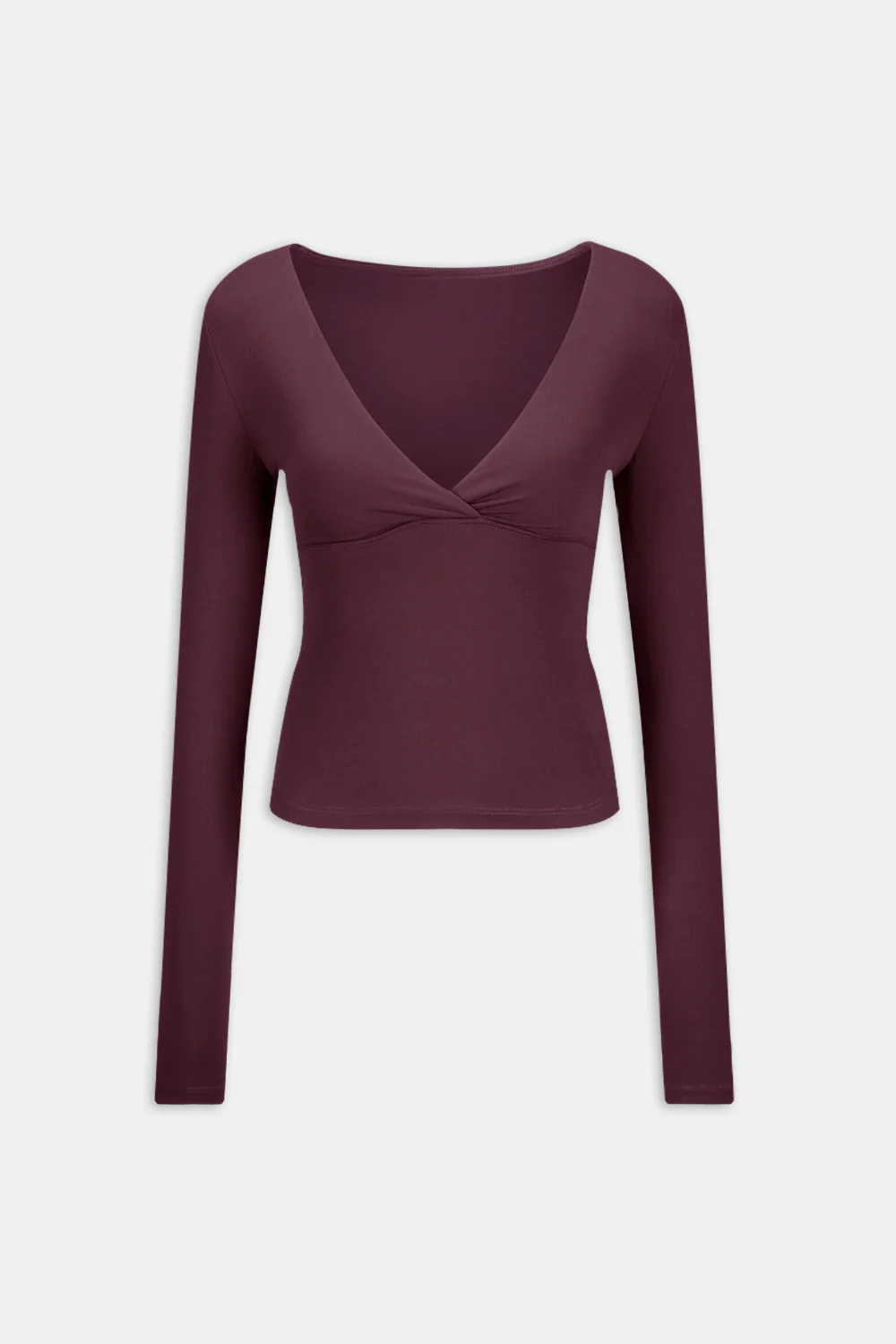 DayFlex V Neck Top - Fig - Image 2