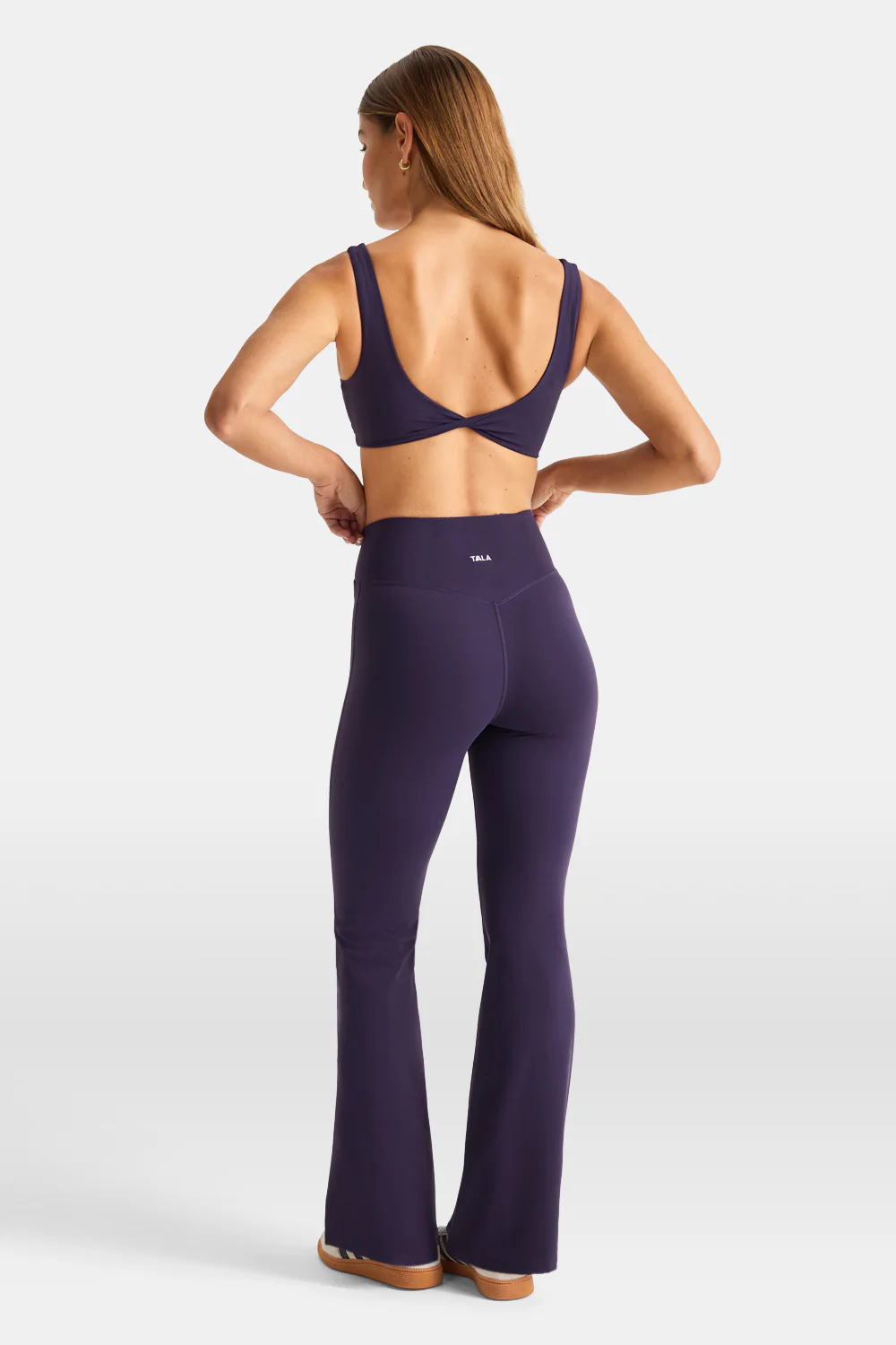 DayFlex Wrap Flared Yoga Pant - Purple Dusk - Image 6