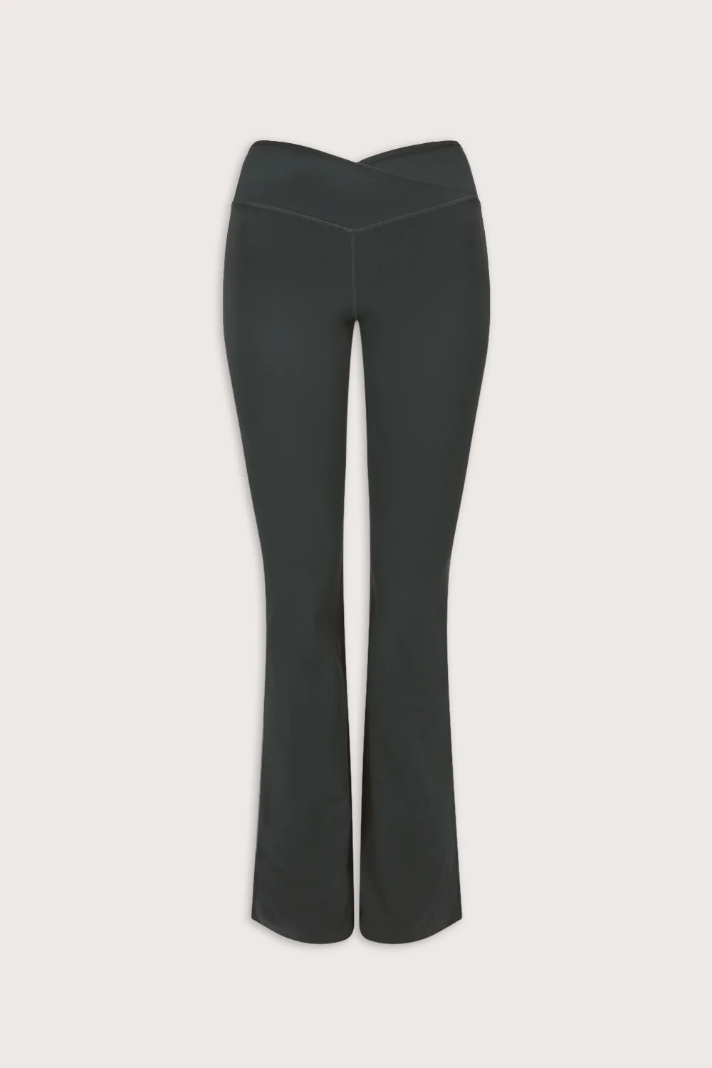 DayFlex Wrap Flared Yoga Pant - Slate Green - Image 2