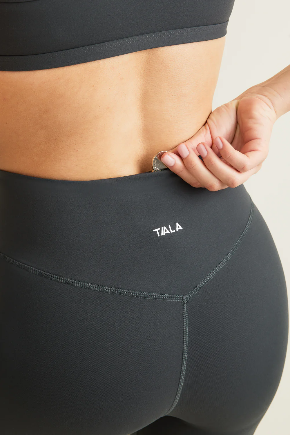 DayFlex Wrap Flared Yoga Pant - Slate Green - Image 5