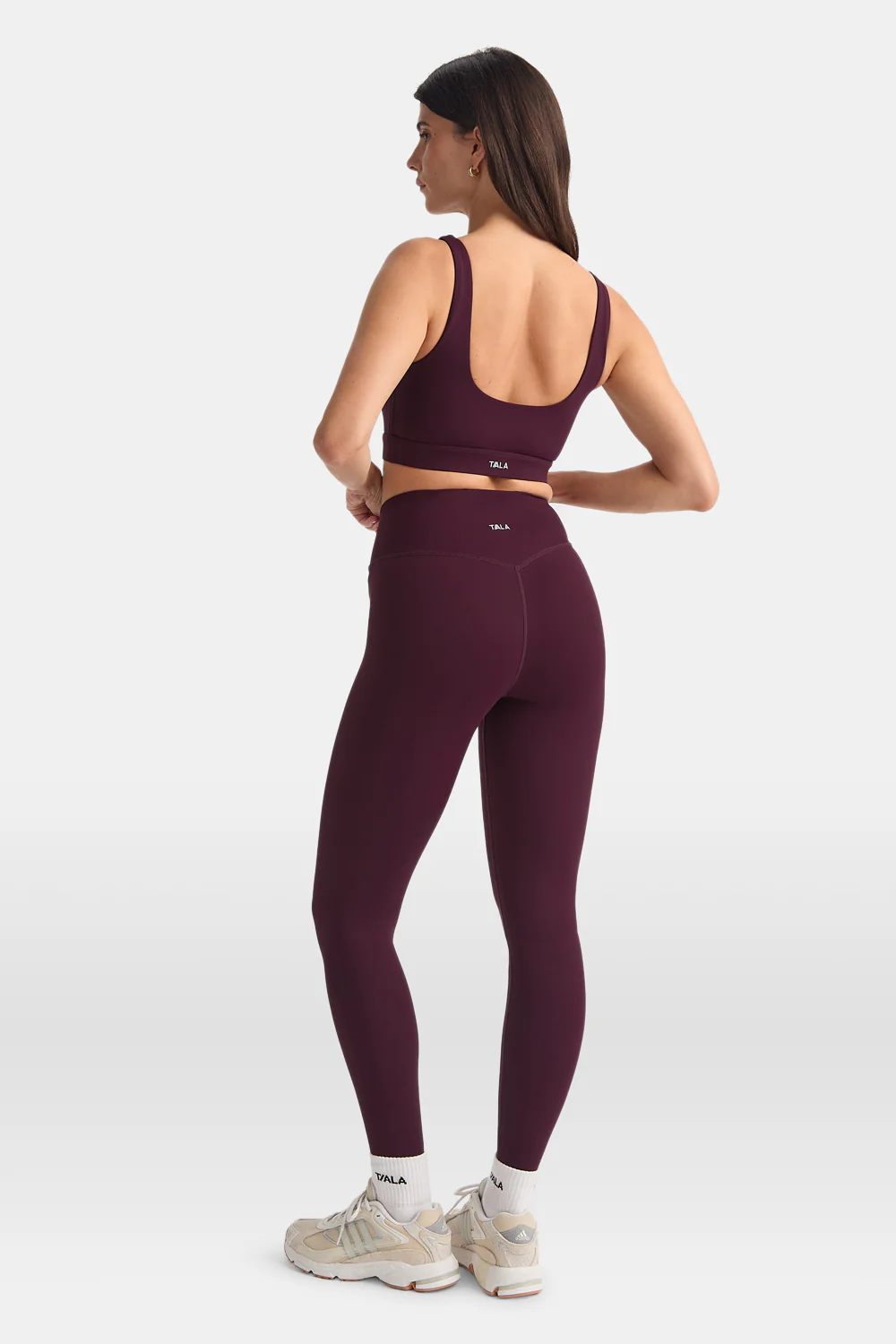 DayFlex Wrap High Waisted Legging - Fig - Image 3