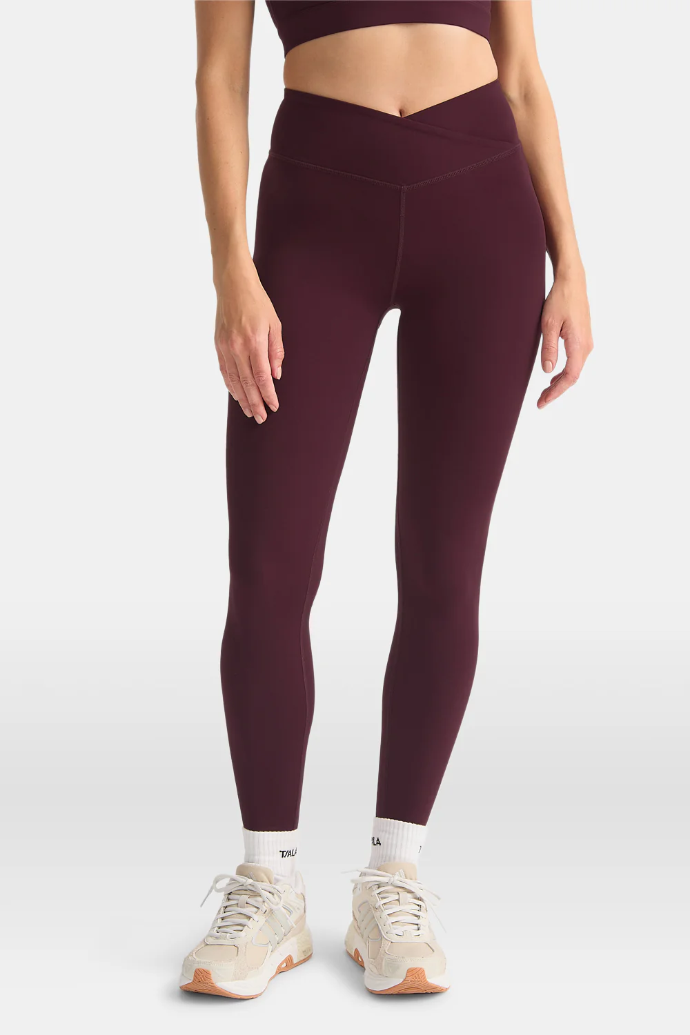 DayFlex Wrap High Waisted Legging - Fig - Image 4