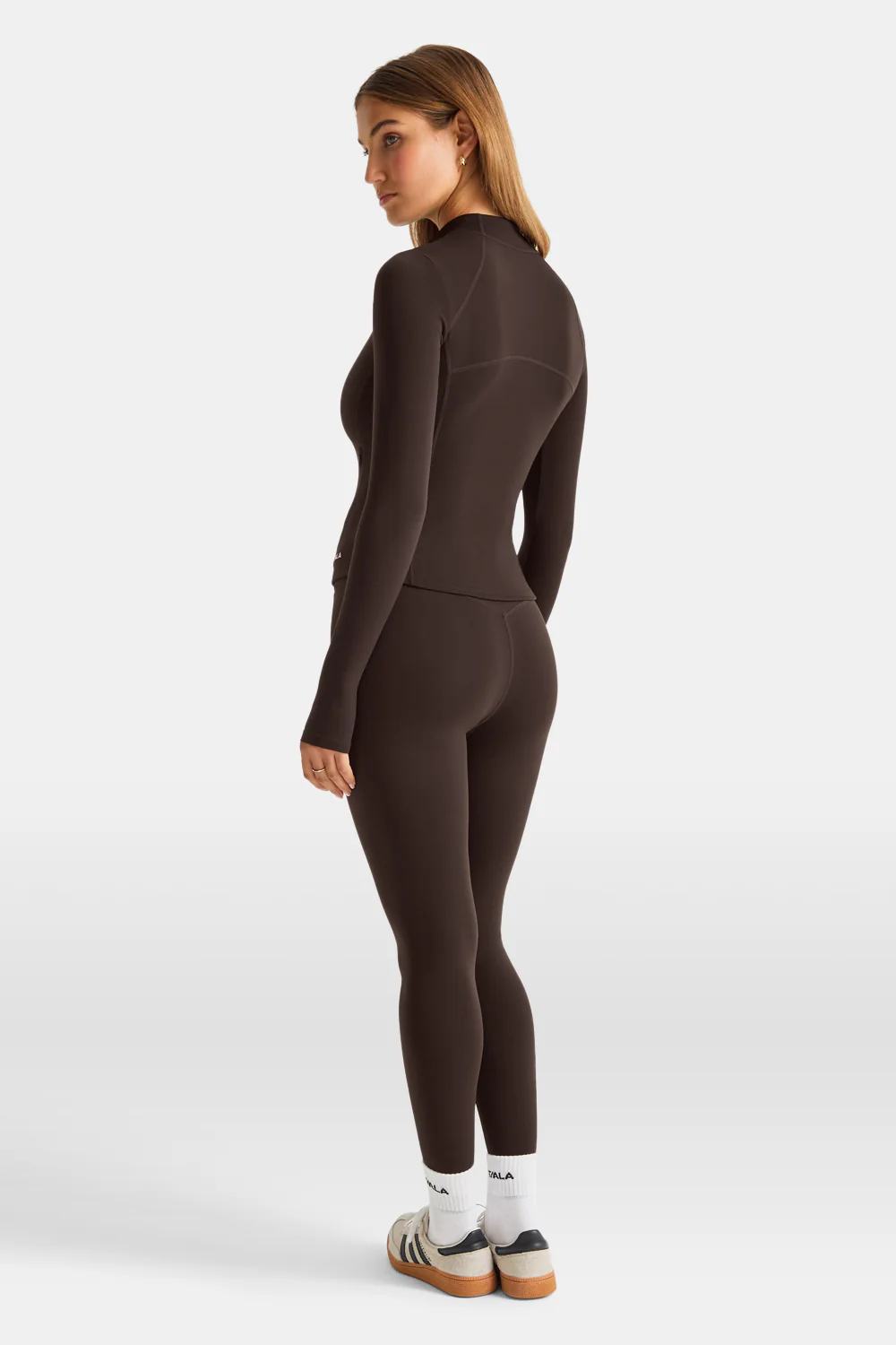 DayFlex Zip Through Sports Jacket - Americano - Image 4