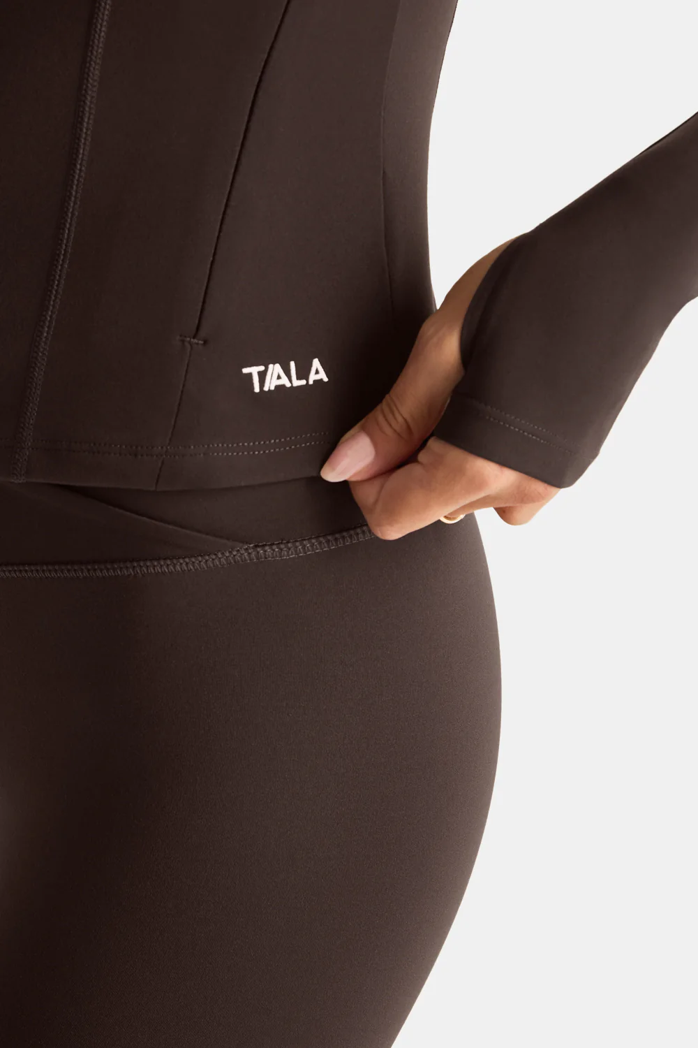 DayFlex Zip Through Sports Jacket - Americano - Image 5