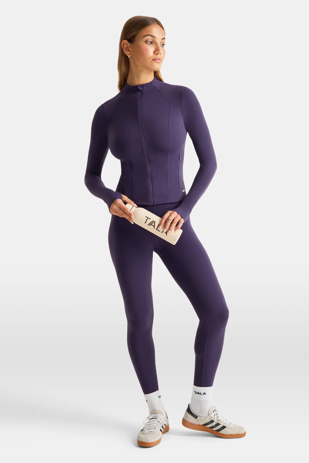 DayFlex Zip Through Sports Jacket - Purple Dusk - Image 6