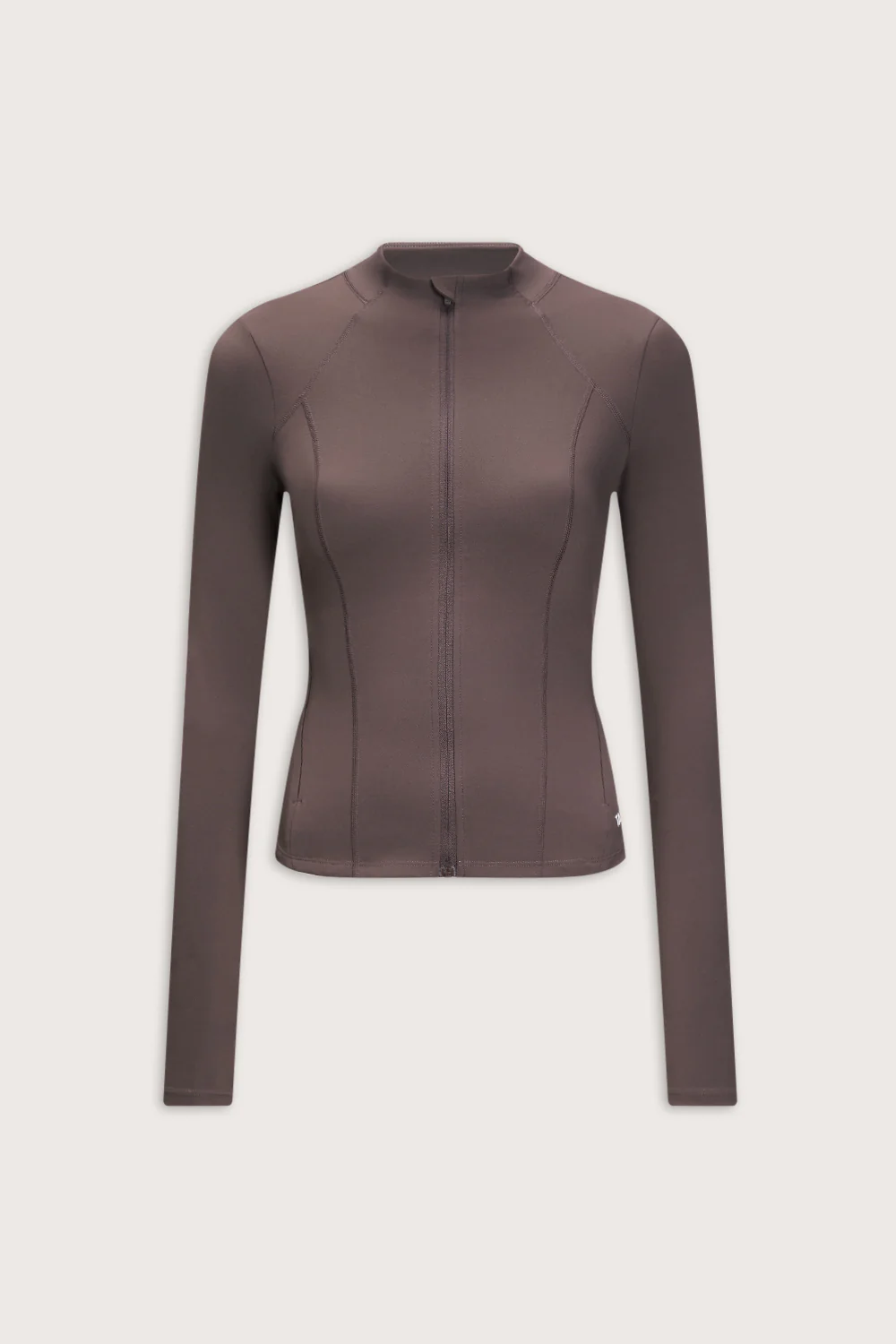 DayFlex Zip Through Sports Jacket - Mocha Brown - Image 2