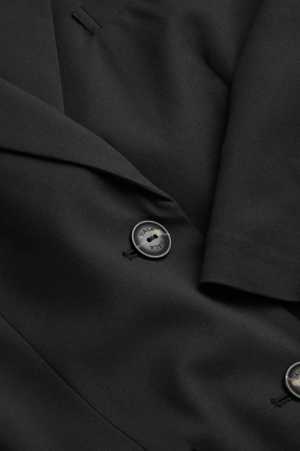 Longline Blazer Coat - Black - Image 7