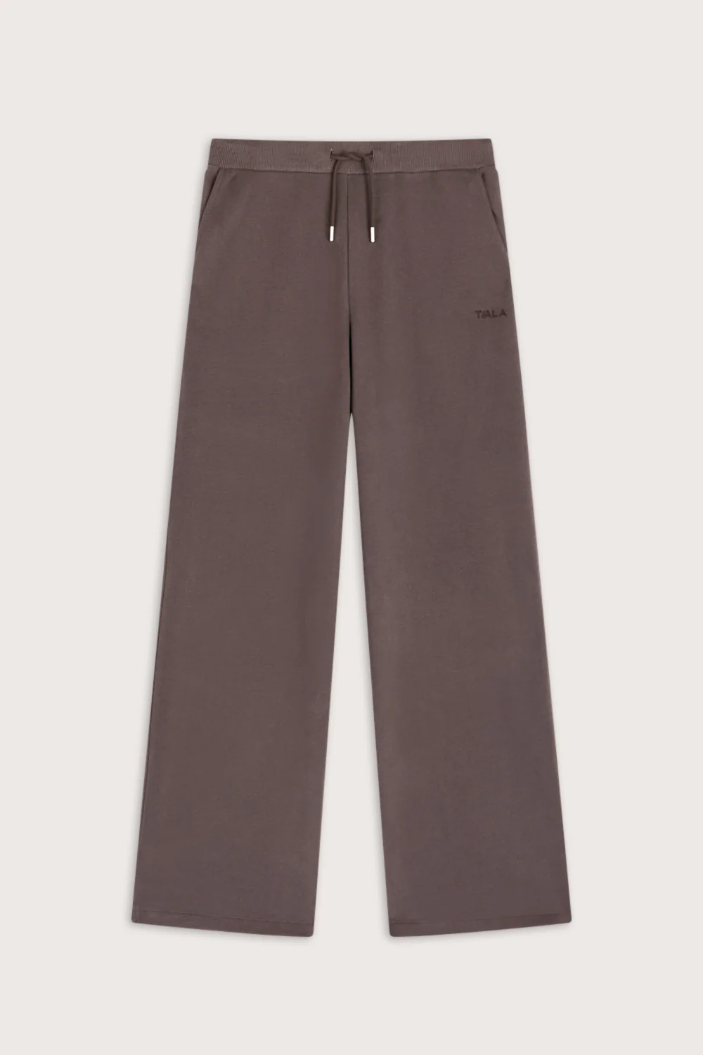 Peached Wide Leg Jogger - Mocha Brown - Image 2