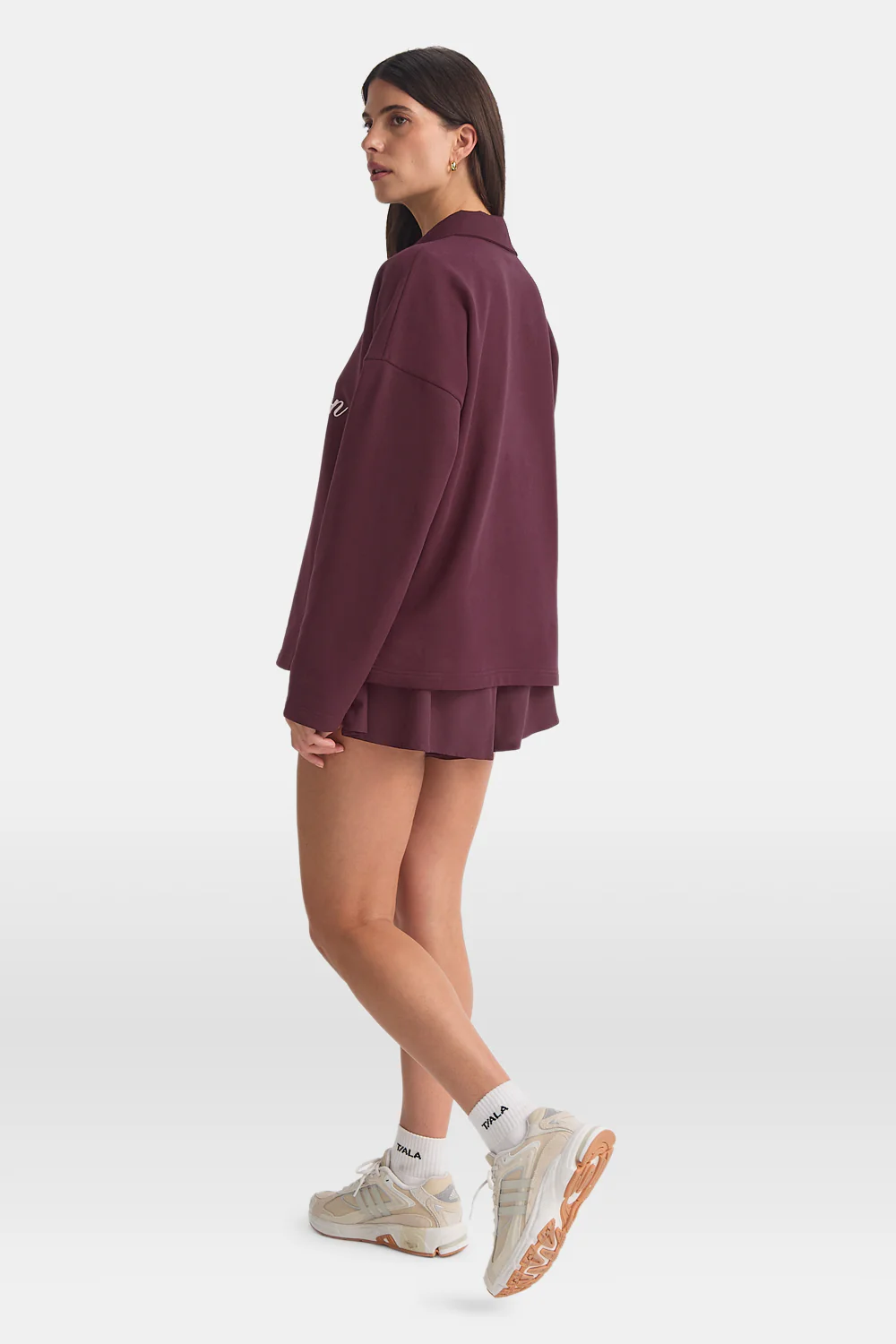 Rugby Polo Sweatshirt - Fig - Image 4