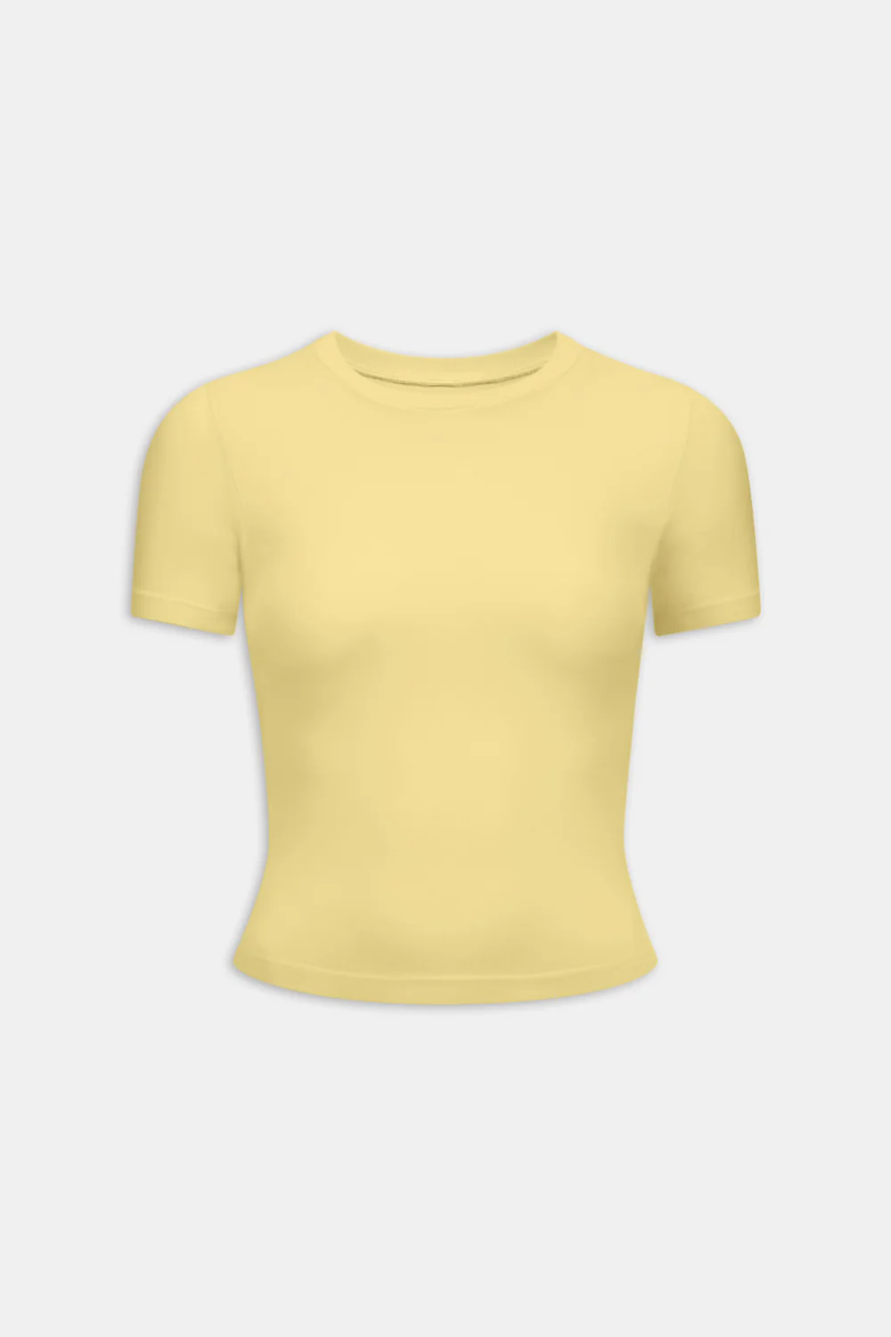 Sculpt Seamless Active T-Shirt - Butter Yellow - Image 2