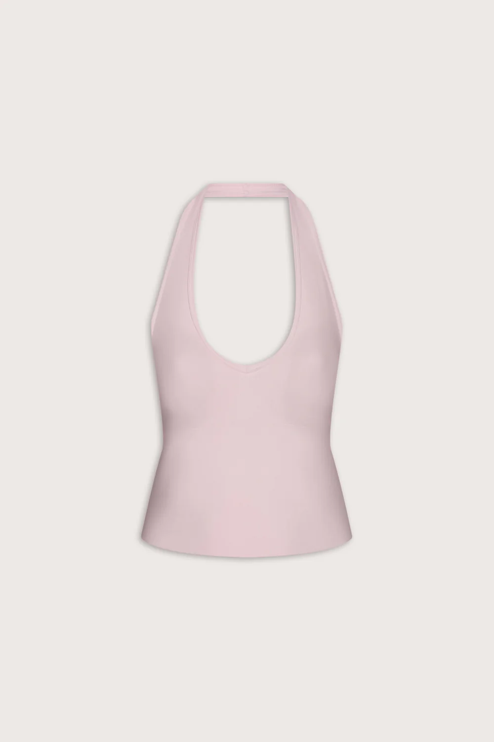 Sculpt Seamless Halter Tank - Baby Pink - Image 2
