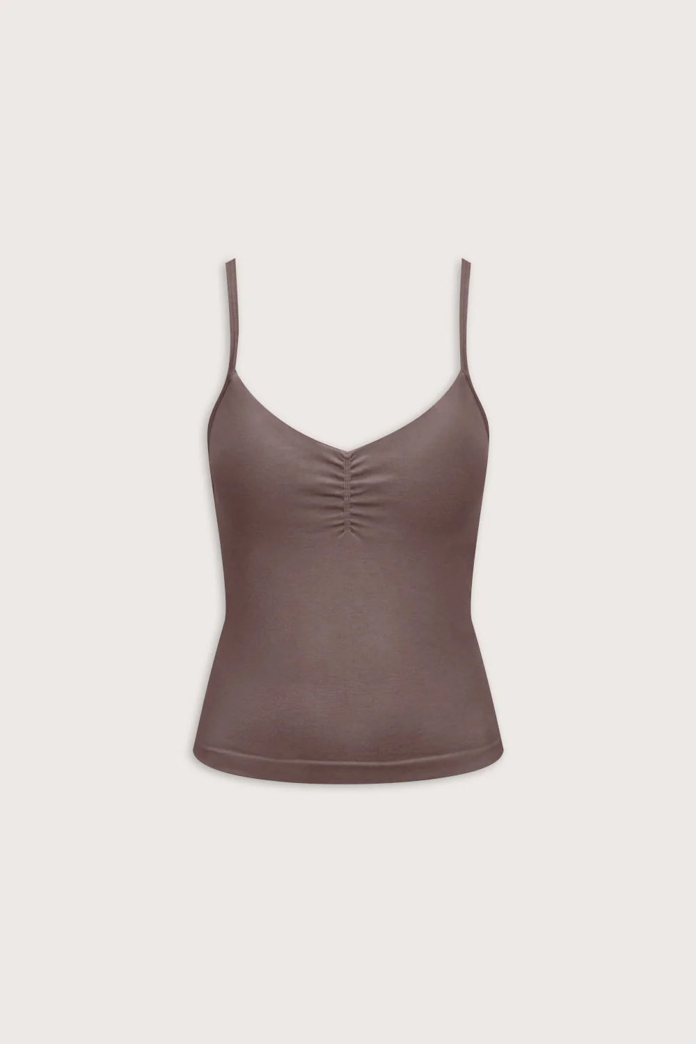 Sculpt Seamless Ruched Vest - Dark Truffle - Image 2