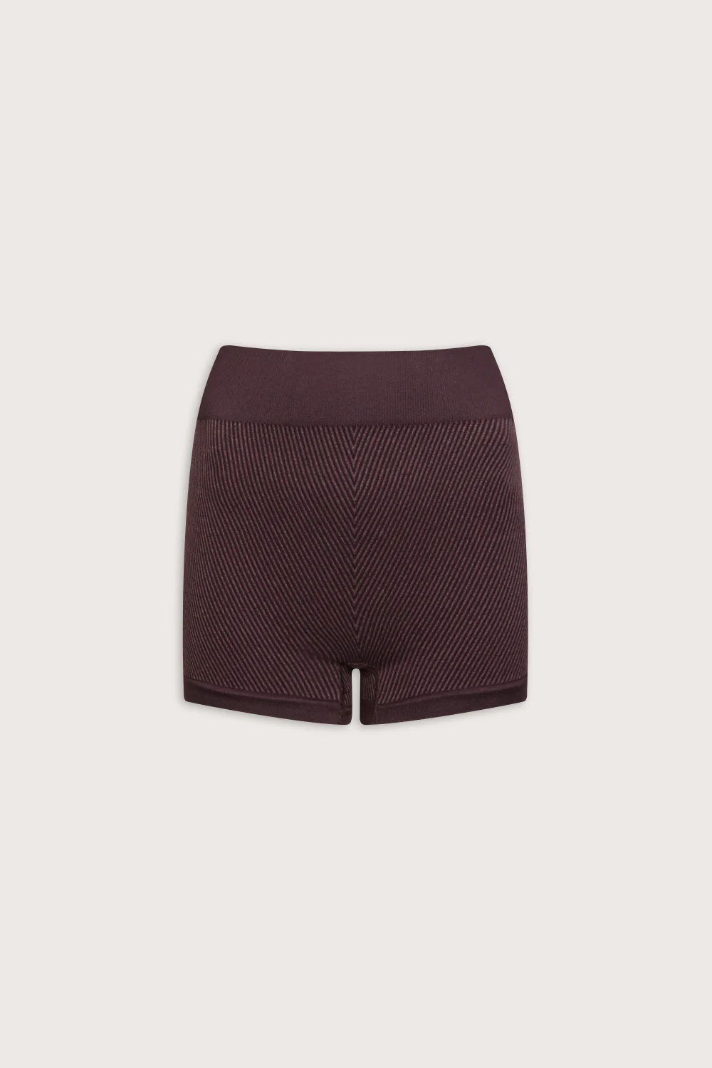 Seamless Rib Shorts - Vintage Brown - Image 2