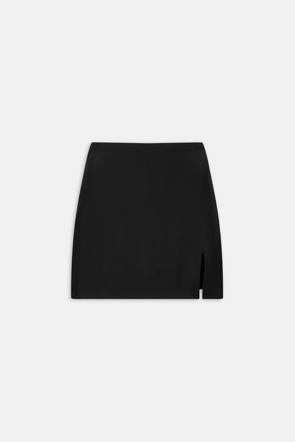 SkinLuxe Asymmetric Side Split Skort - Shadow Black - Image 2