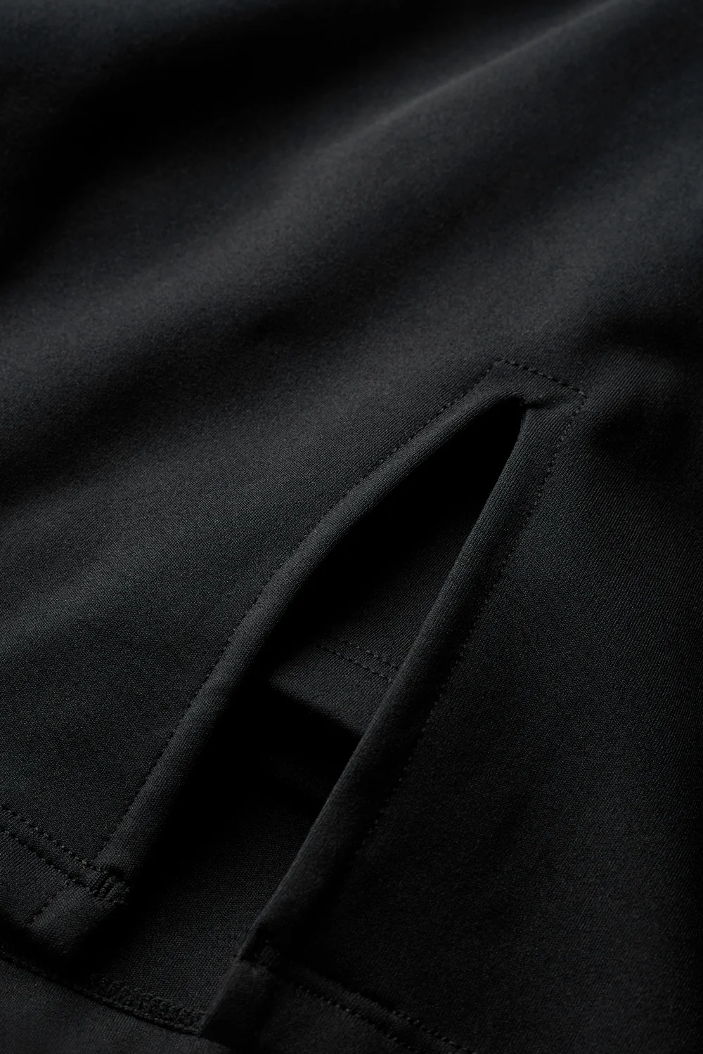 SkinLuxe Asymmetric Side Split Skort - Shadow Black - Image 6