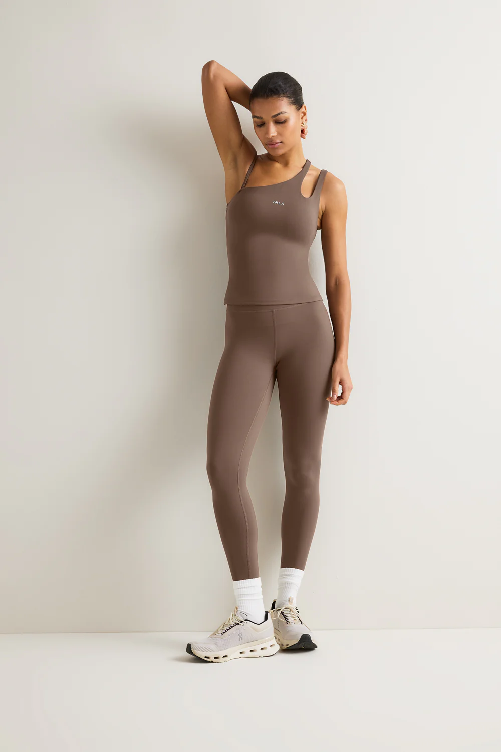SkinLuxe Asymmetrical Multiway Vest - Cortado Brown - Image 3