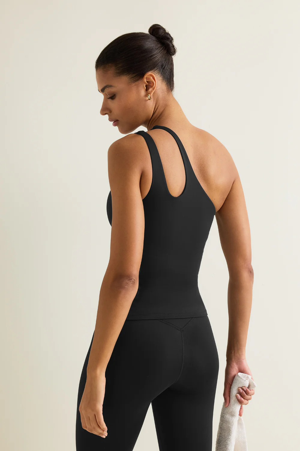 SkinLuxe Asymmetrical Multiway Vest - Shadow Black - Image 4