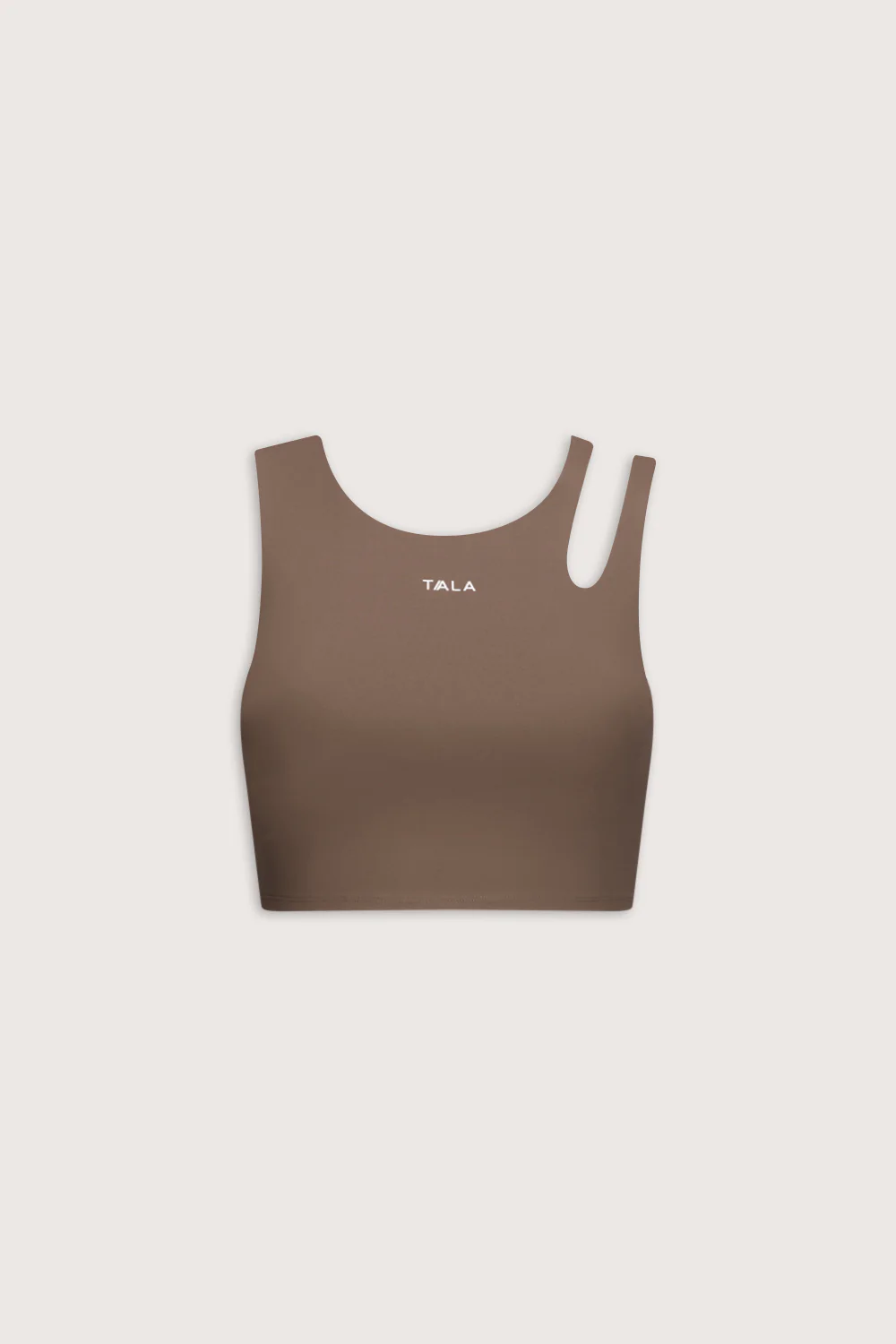SkinLuxe Longline Sports Bra - Cortado Brown - Image 2