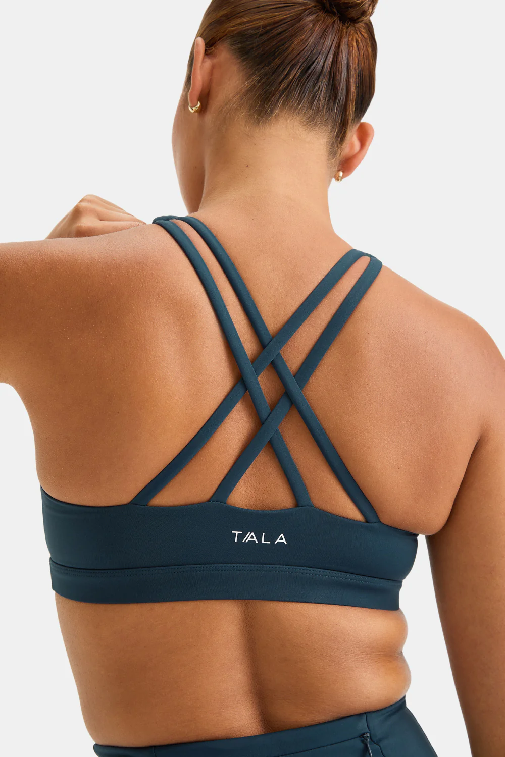 SkinLuxe Tank Sports Bra - Rich Teal - Image 5