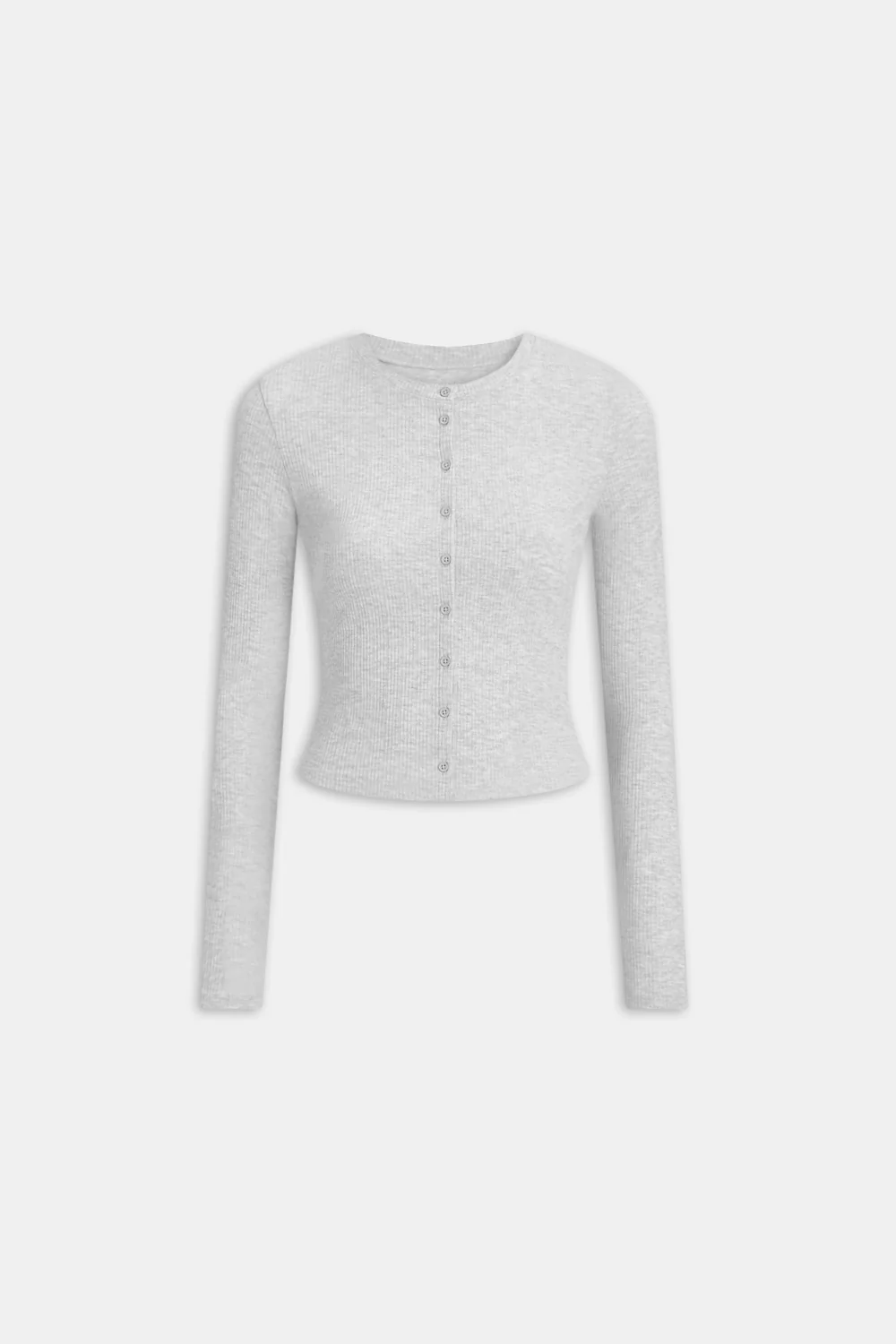 Soft Lounge Cardigan - Grey Marl - Image 2