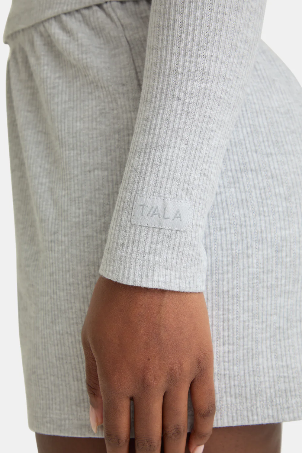 Soft Lounge Cardigan - Grey Marl - Image 5