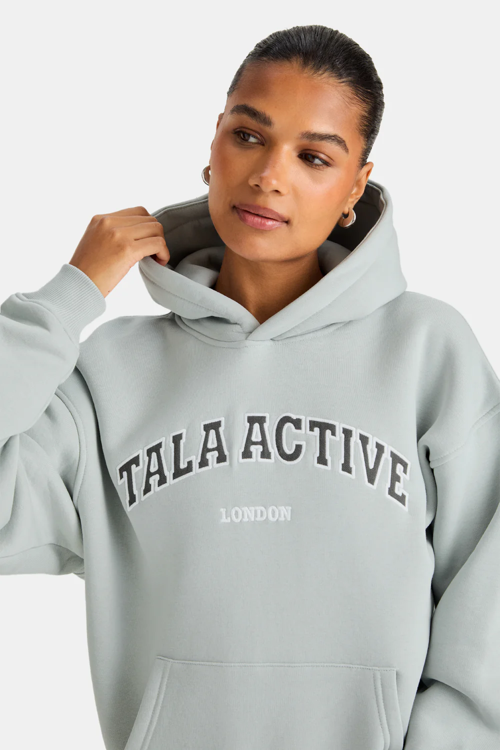 TALA Active Applique Hoodie - Sage - Image 4