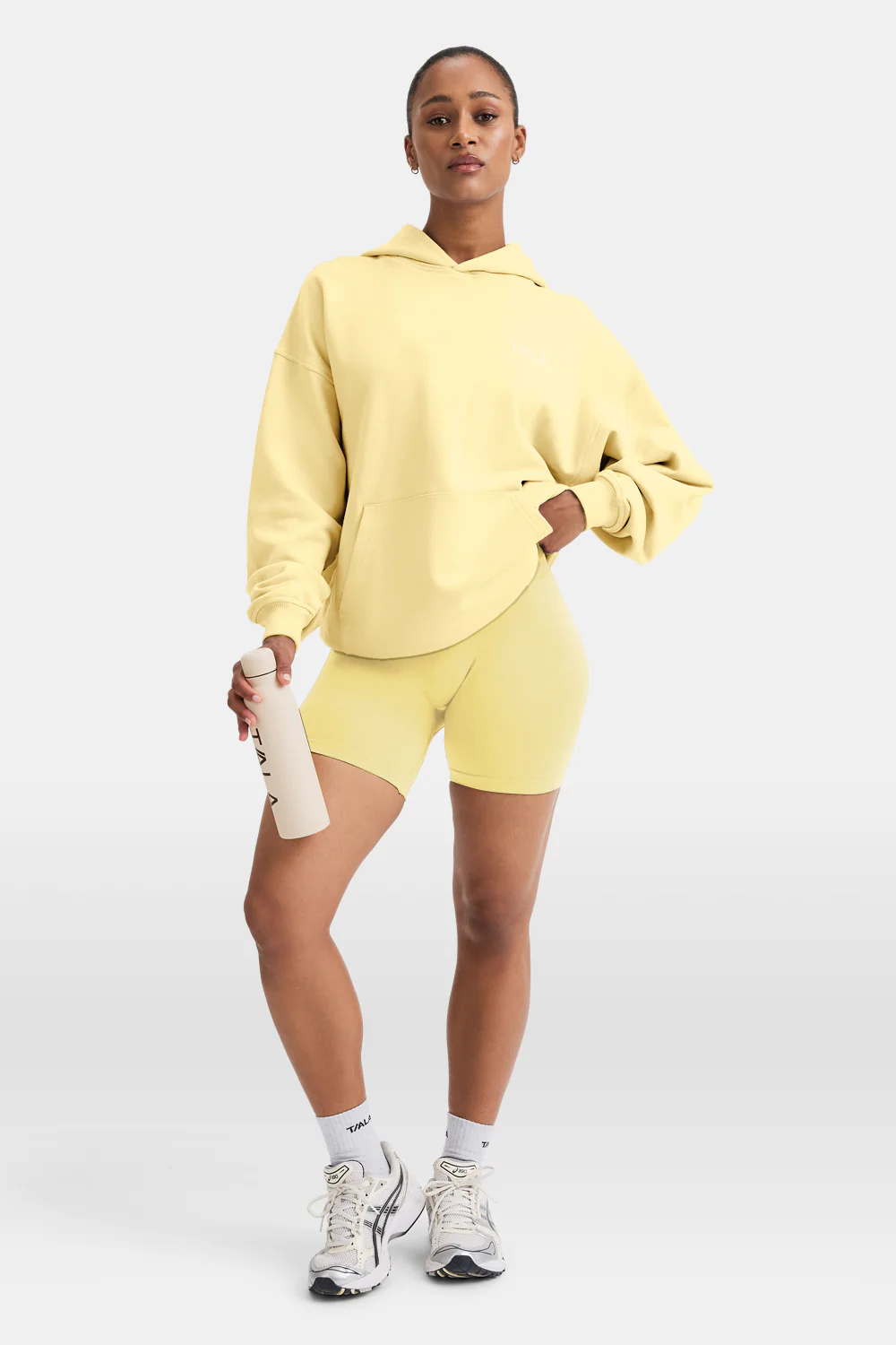 TALA Le Soleil Oversized Hoodie - Butter Yellow - Image 4
