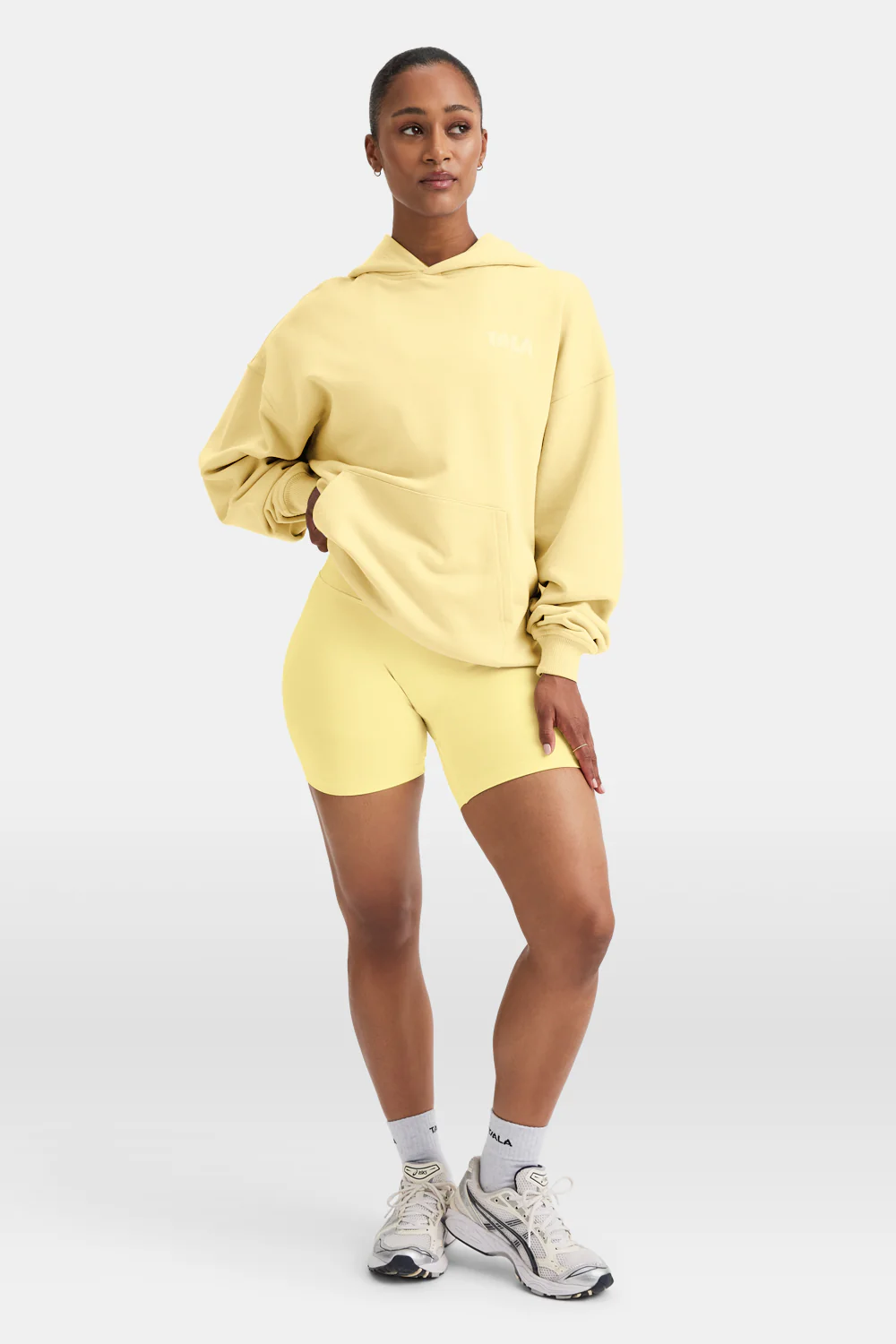 TALA Le Soleil Oversized Hoodie - Butter Yellow - Image 5