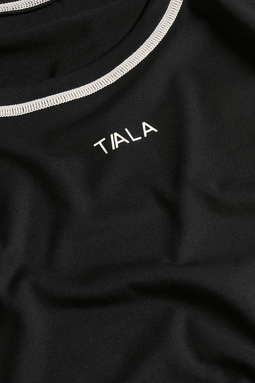 UltraLite Contrast Stitch Long Sleeve Active Top - Black - Image 6
