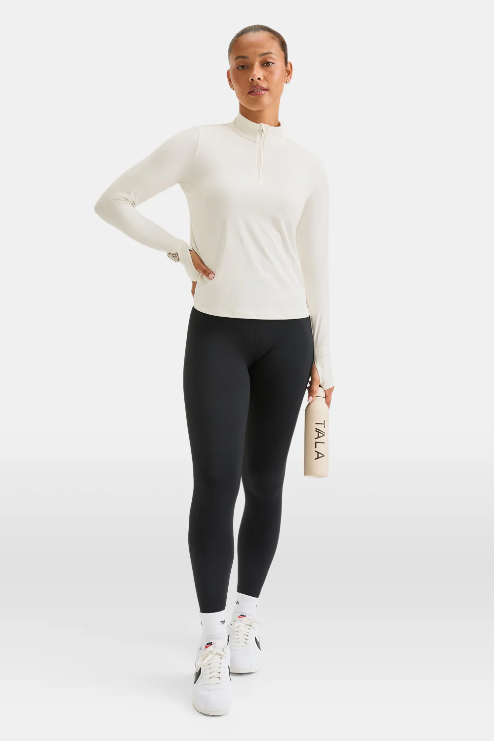 UltraLite Quarter Zip Jacket - Ivory - Image 4