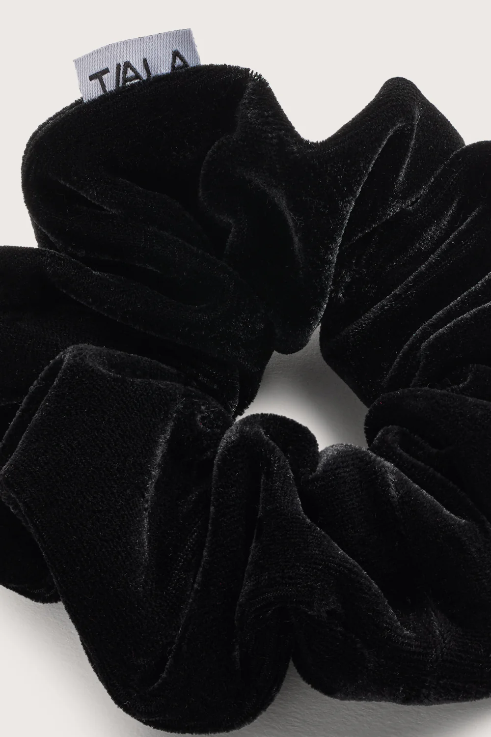 Velvet Scrunchie - Black - Image 2