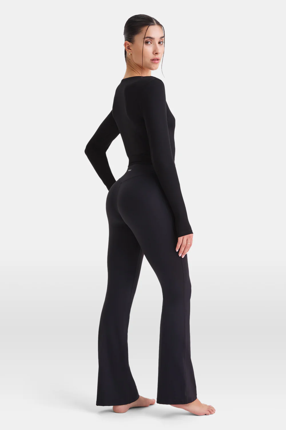 Wrap Around Cardigan - Shadow Black - Image 3